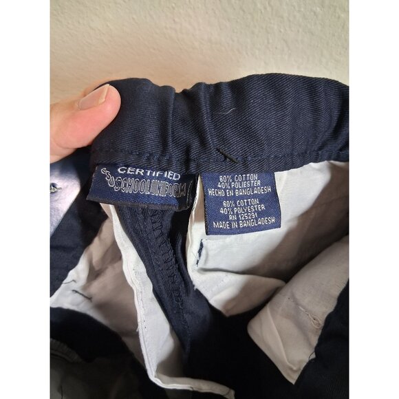 NWT Certified School Uniform Pants Navy Blue Boys Size 7 - Picture 8 of 9